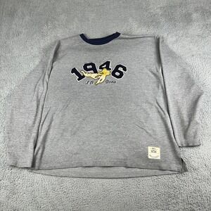 Los Angeles Dons Shirt Mens XL Gray 1946 NFL Originals Long Sleeve Crewneck